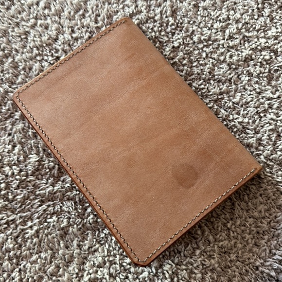 3/$20 Leather passport holder with initial J - Picture 3 of 5